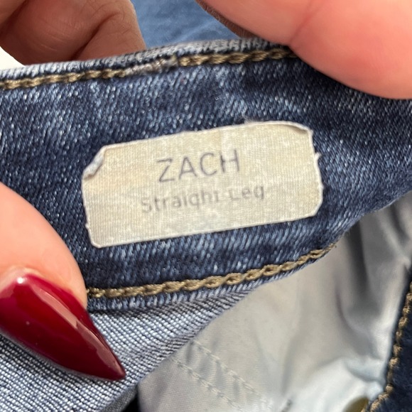 Mavi Jeans Zach Straight Leg Jeans Medium Wash Denim 36 30 Mens - Picture 3 of 14